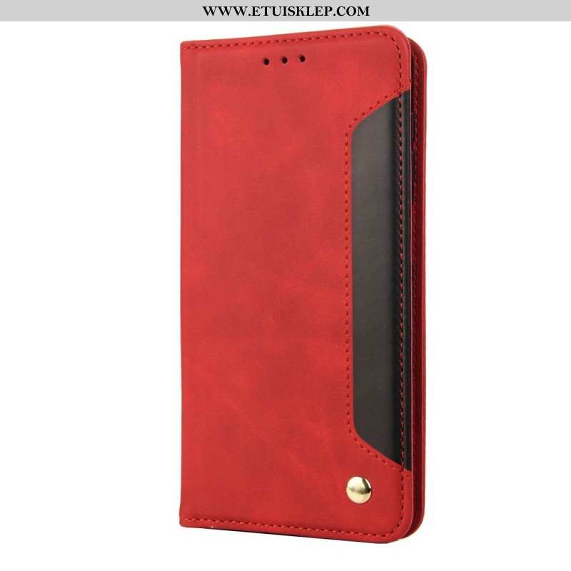 Etui Folio do Samsung Galaxy M53 5G Dwukolorowa Elegancja